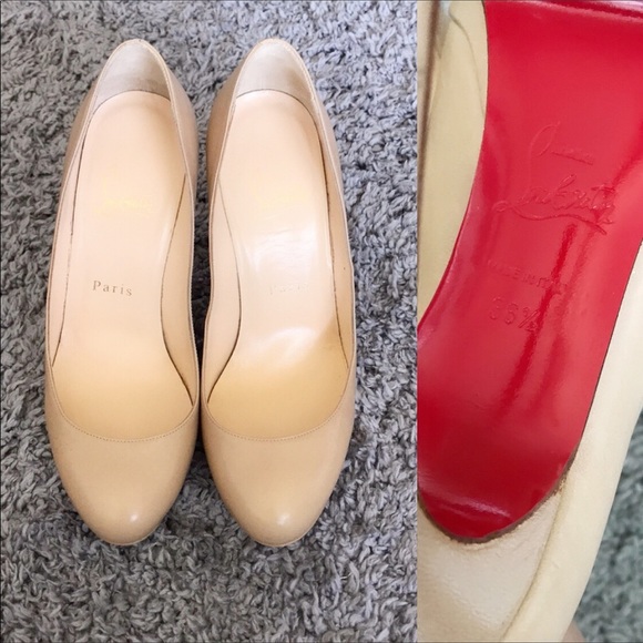 💯Authentic Christian Louboutin Fifille nude pump - Picture 2 of 7